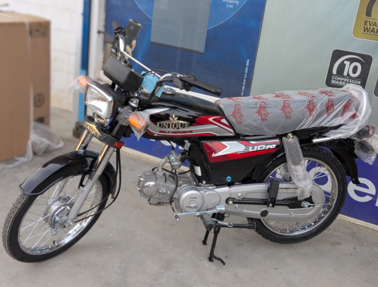Unique Xtreme Ud 70 Bike Black – 2026 Model With Registration ...